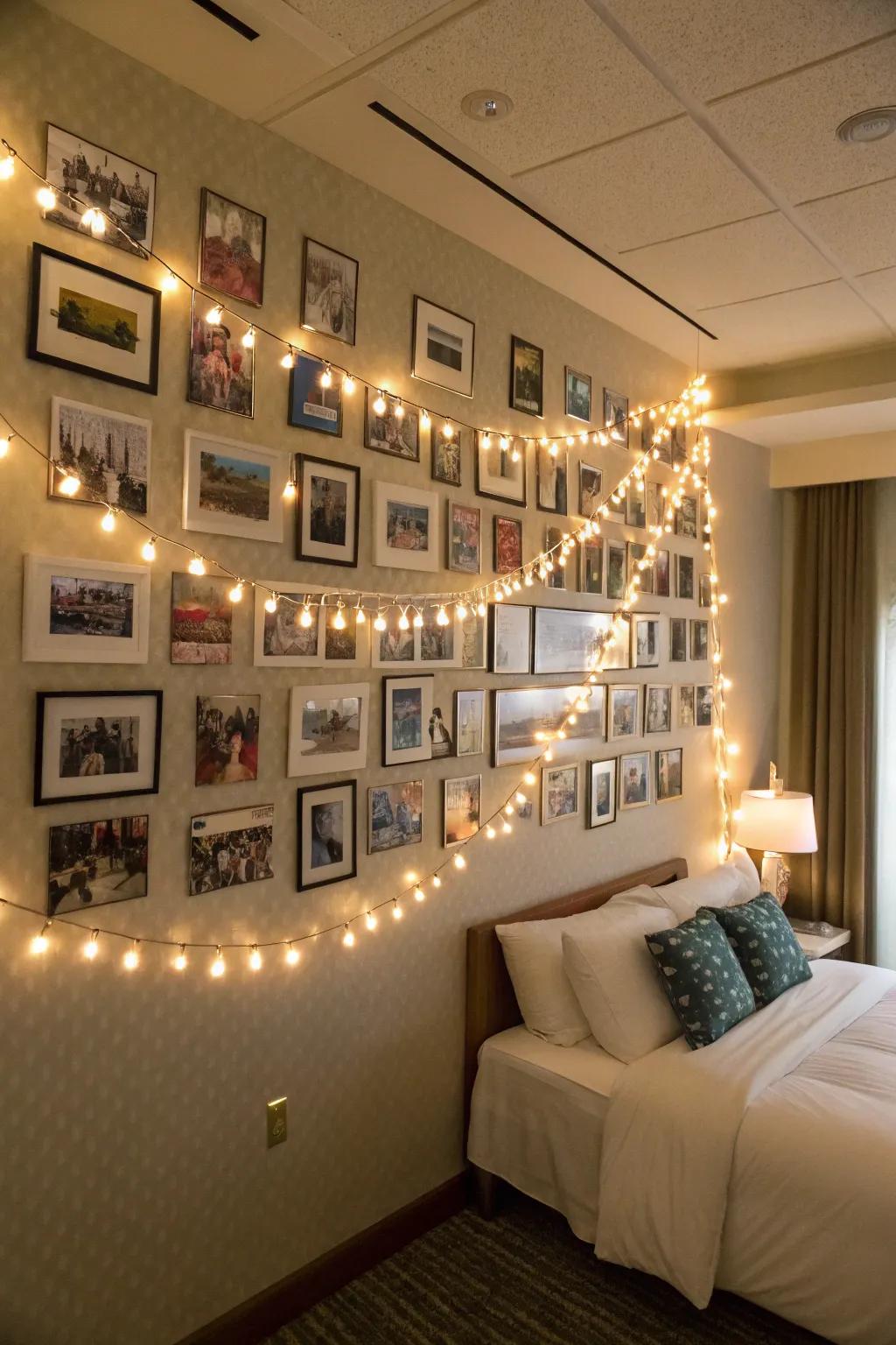 Commemorate cherished moments with a customized retrospective display.