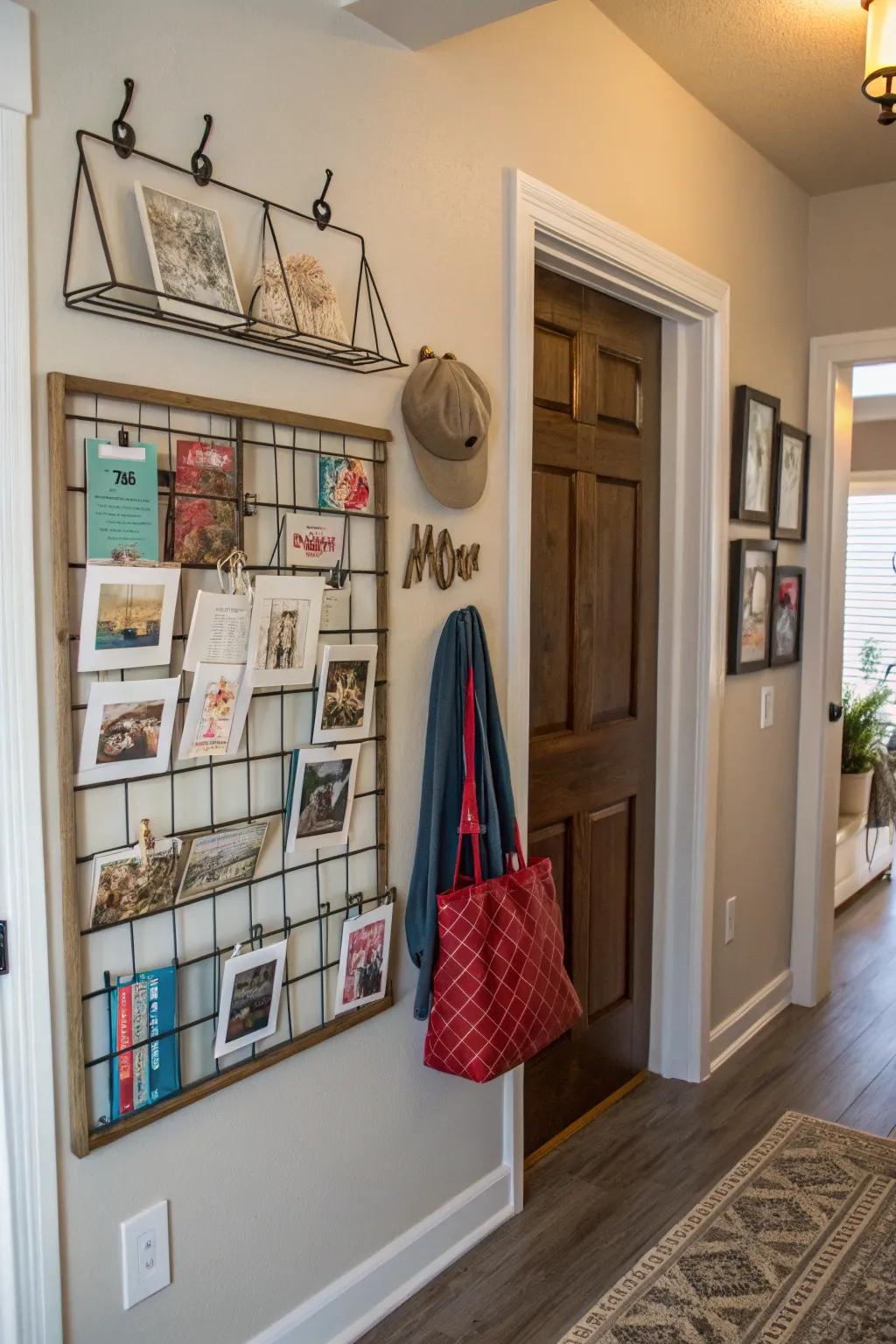 A photographic pocket organizer proves both functional and aesthetically pleasing.